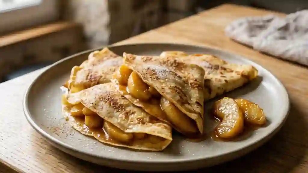 Crêpes Moelleuses aux Pommes Fondantes - Photo de présentation