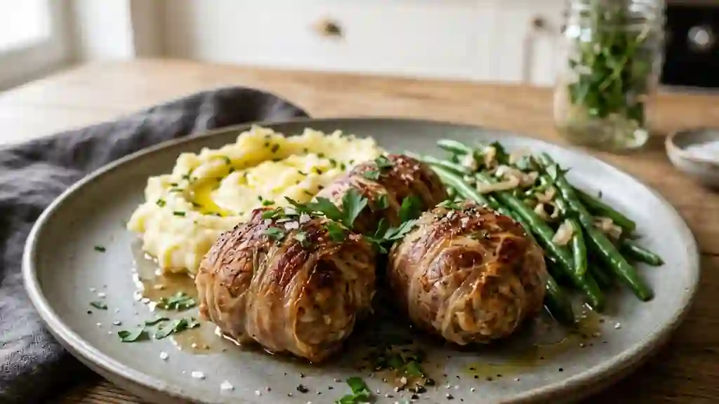 Crépinettes au pied de cochon croustillantes - Photo de présentation