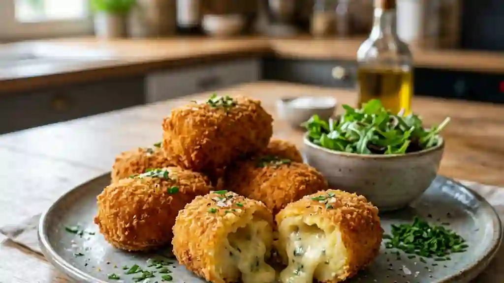 Croquettes Fondantes au Bleu d'Auvergne - Photo de présentation