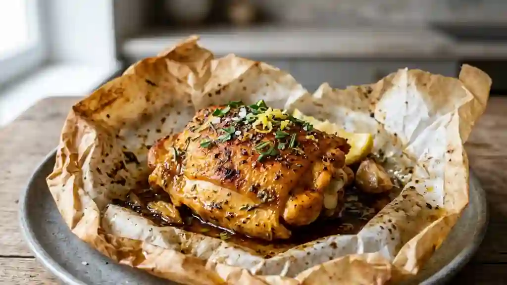 Cuisses de poulet fondantes au paprika - Photo de présentation