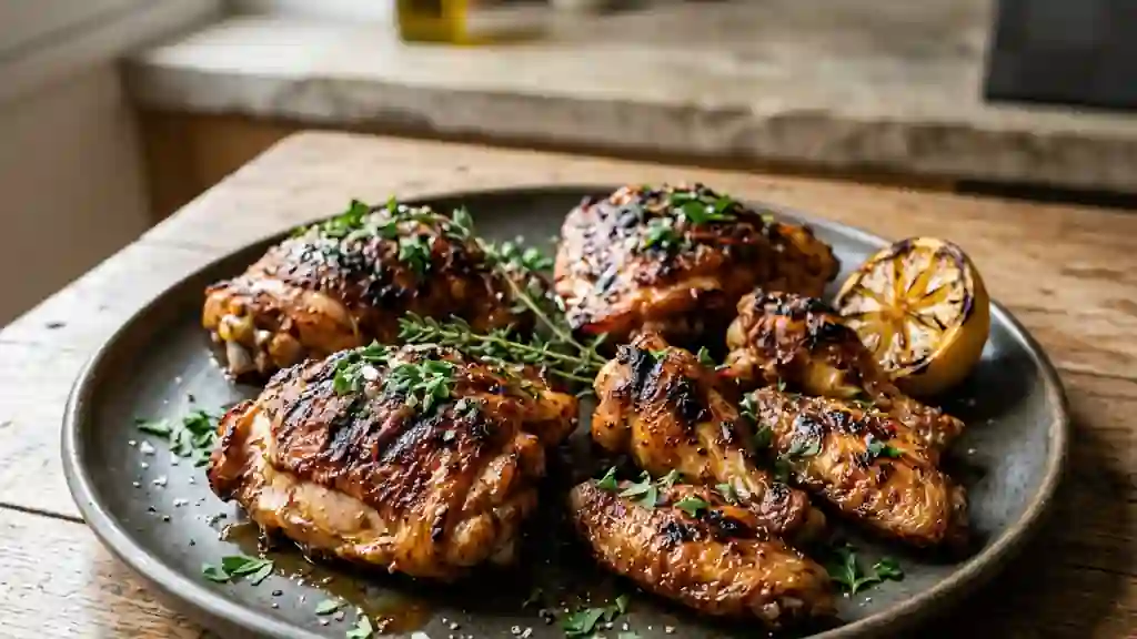 Poulet grillé paprika et citron - Photo de présentation
