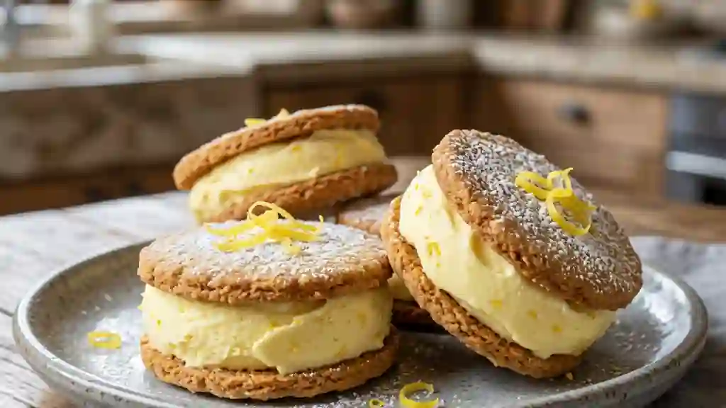 Sablés glacés au citron acidulé - Photo de présentation
