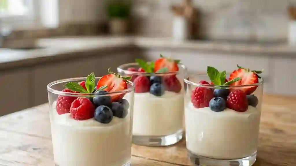 Nuage de fromage blanc et baies acidulées - Photo de présentation