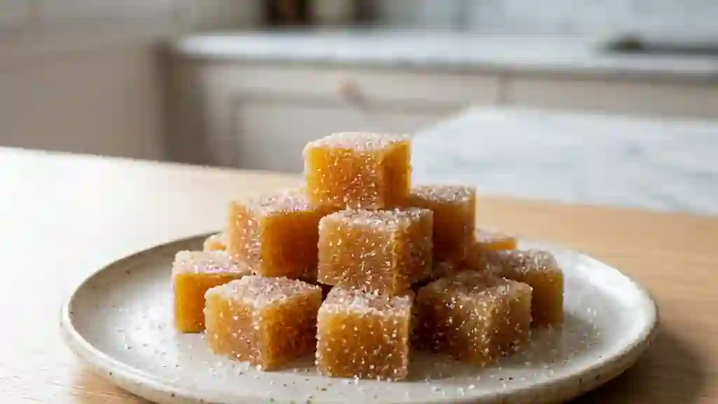 Pâtes de fruits aux coings fondantes - Photo de présentation