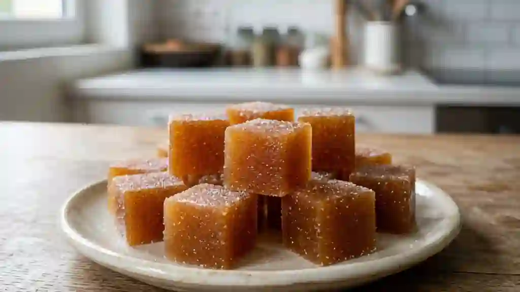 Pâtes de fruits fondantes à la pomme - Photo de présentation