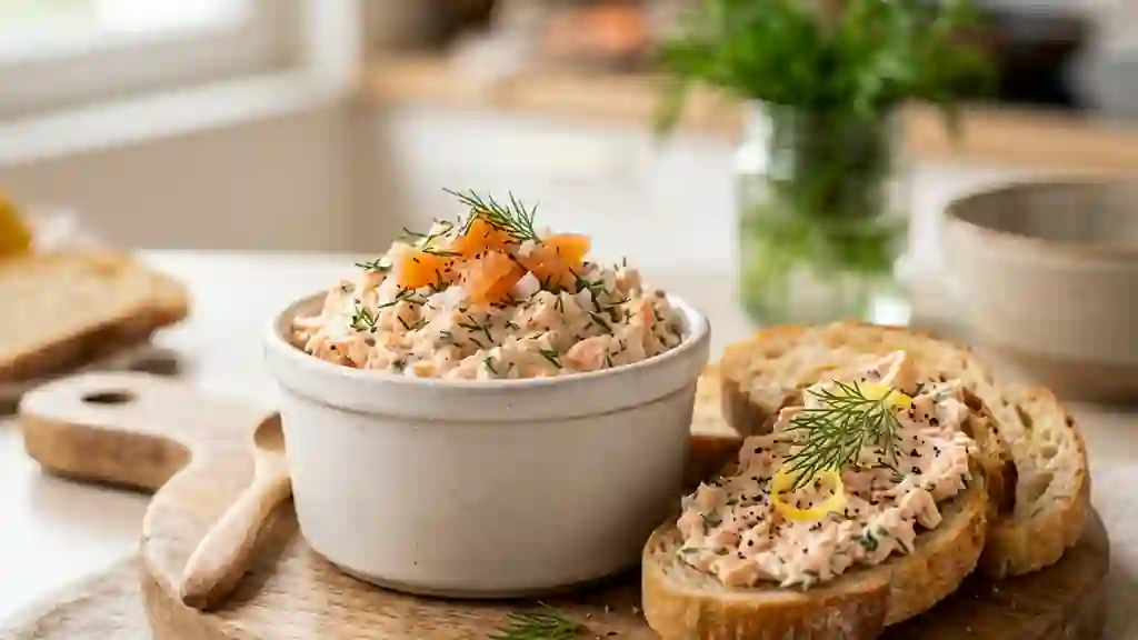 Rillettes de saumon onctueuses à l'aneth - Photo de présentation