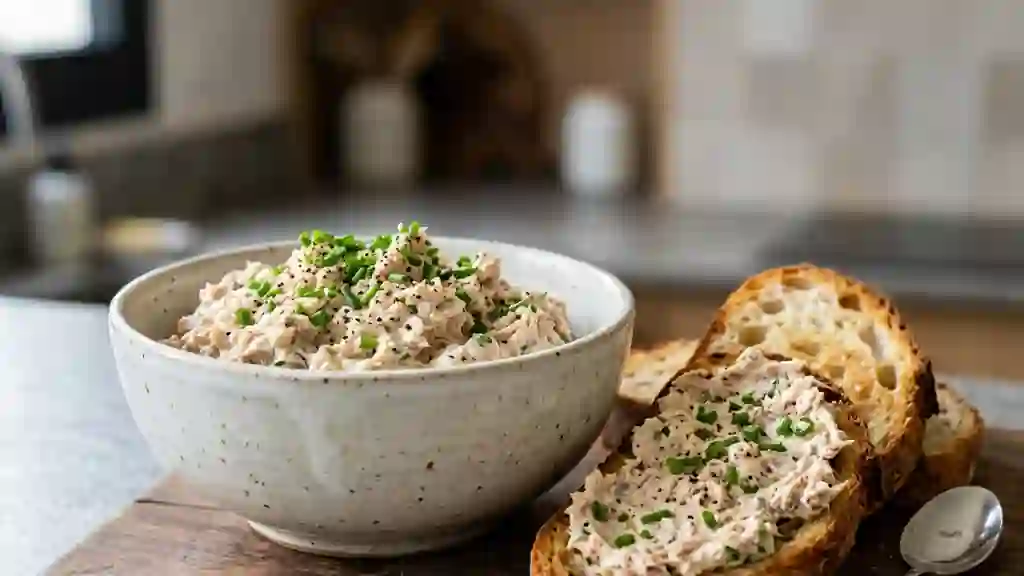 Rillettes de thon crémeuses au mascarpone - Photo de présentation
