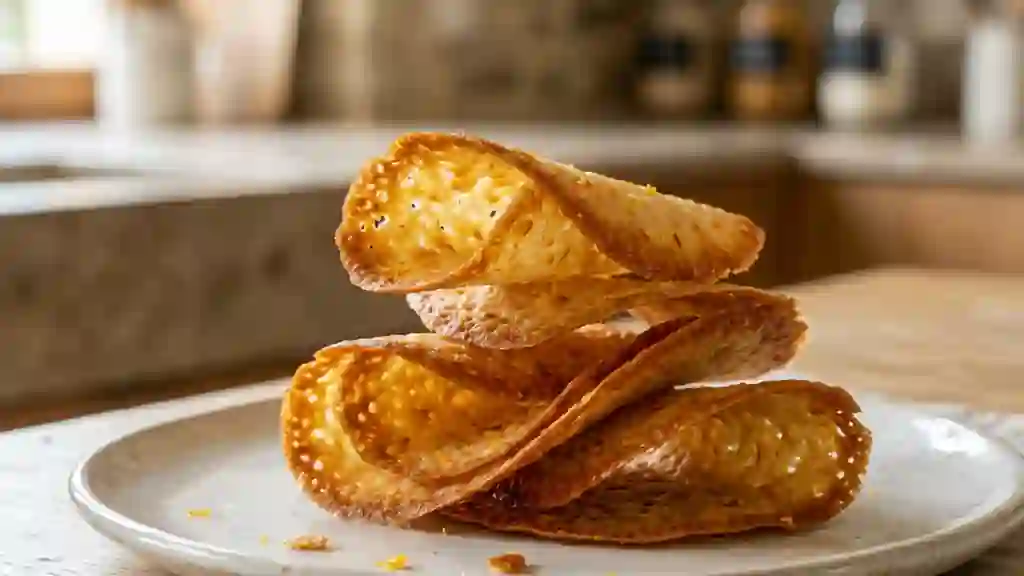 Tuiles à l'orange fines et craquantes - Photo de présentation