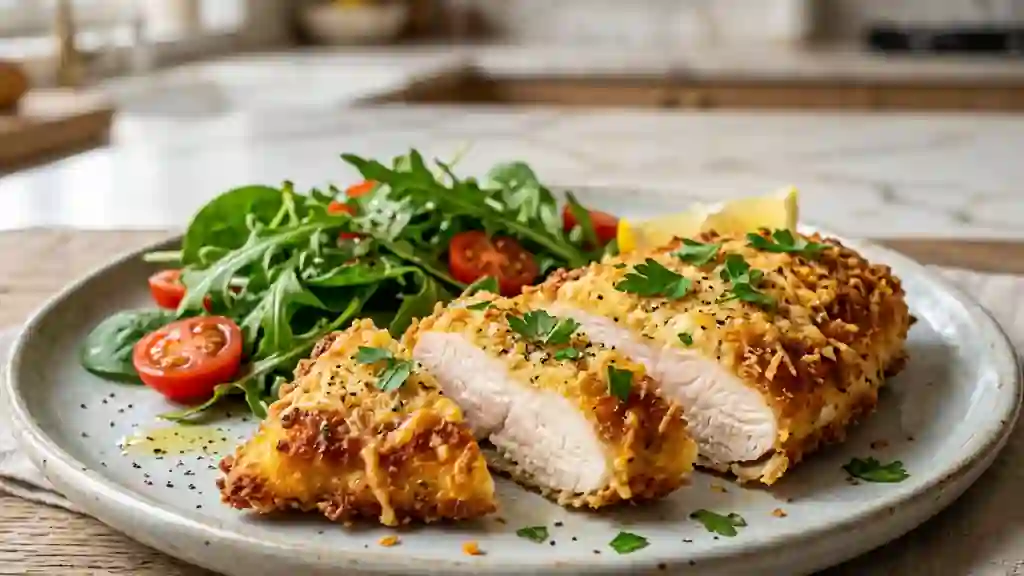 Poulet pané au parmesan ultra-croustillant - Photo de présentation
