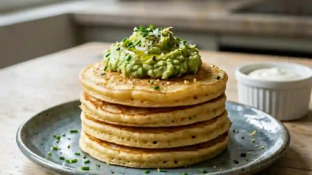 Blinis moelleux à la crème d'avocat - Photo de présentation
