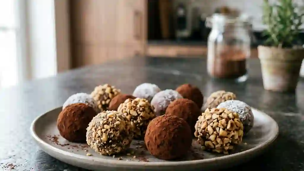 Truffes au chocolat soyeuses - Photo de présentation
