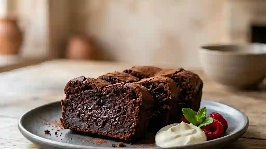 Boudin chocolaté au cœur fondant - Photo de présentation
