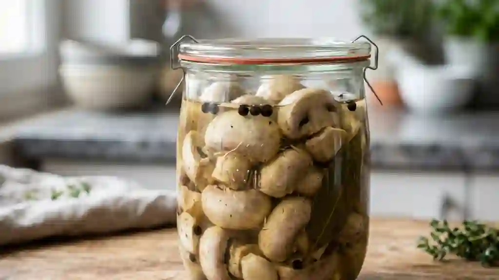 Champignons Aigres-Doux Croquants à l'Ail - Photo de présentation