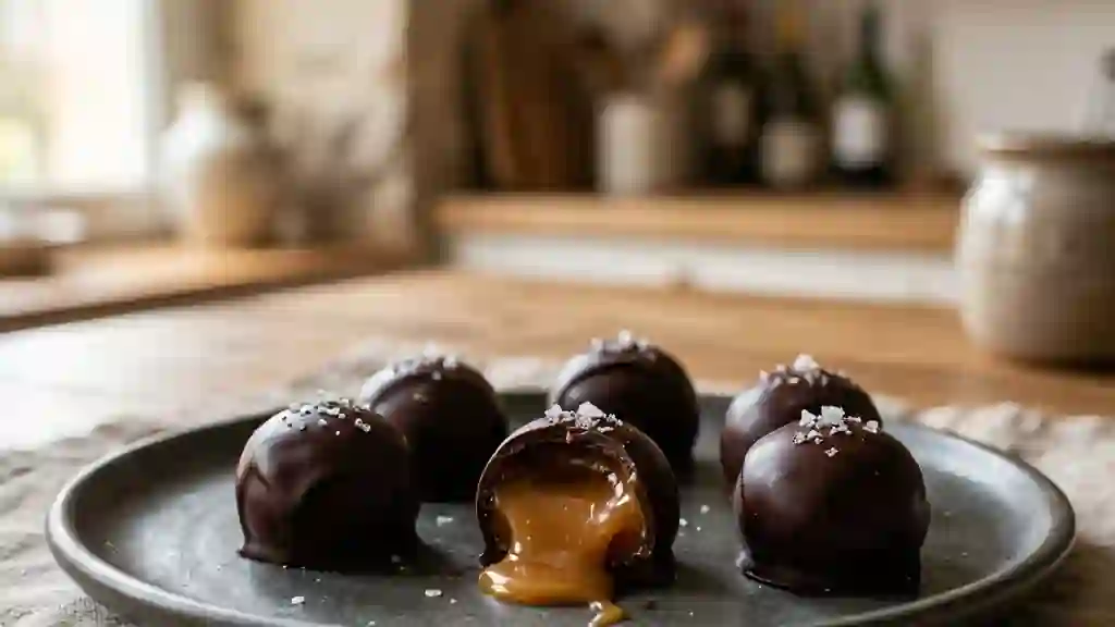 Choco-caramels fondants au beurre salé - Photo de présentation