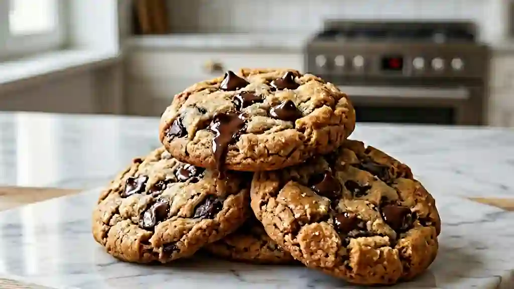 Cookies fondants aux pépites de chocolat - Photo de présentation