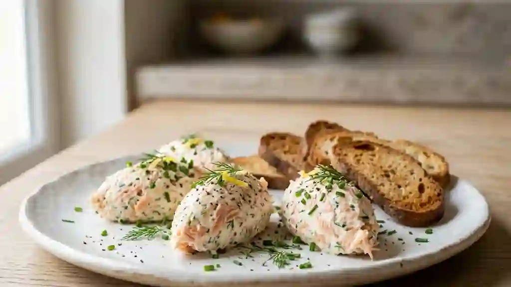 Cumulet de saumon fondant aux fines herbes - Photo de présentation