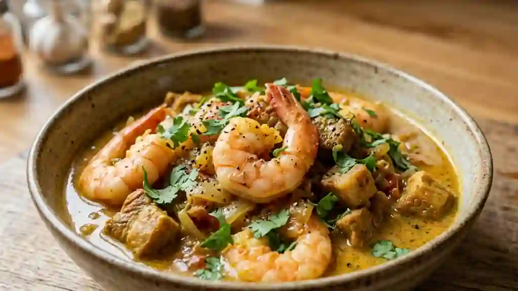 Curry Terre-Mer Coco et Gambas - Photo de présentation