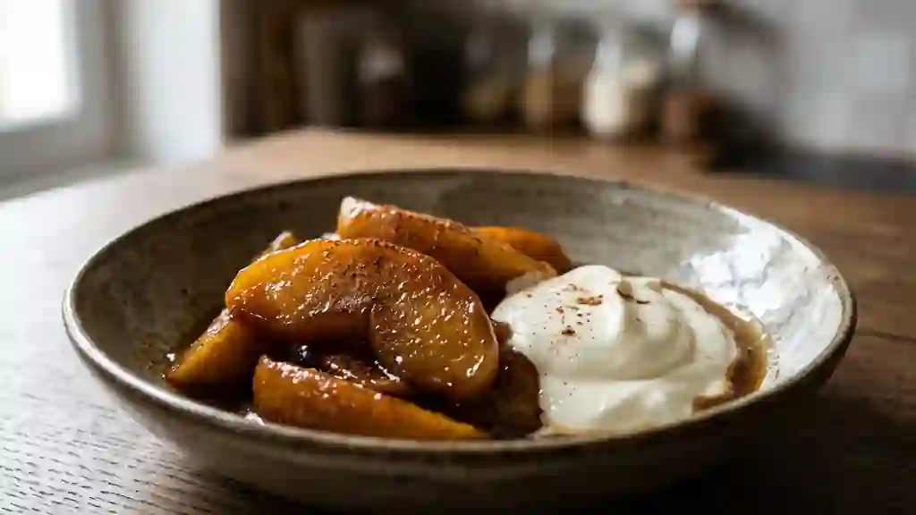 Pommes poêlées fondantes à la cannelle - Photo de présentation