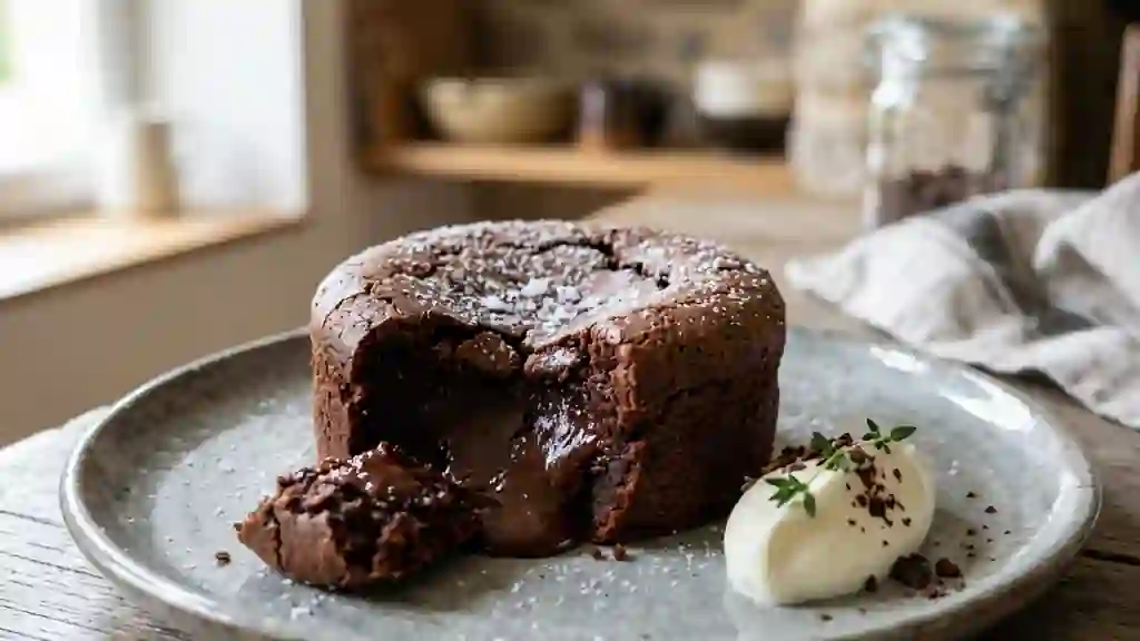 Gâteau au chocolat de Metz fondant - Photo de présentation