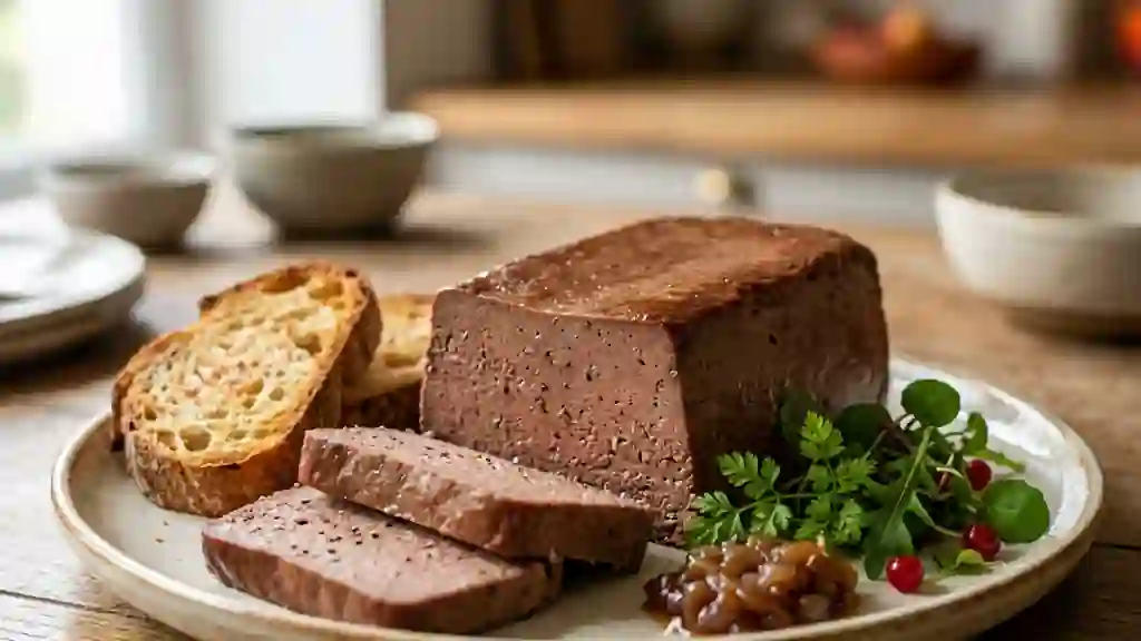 Gâteau de foies de volaille soyeux - Photo de présentation