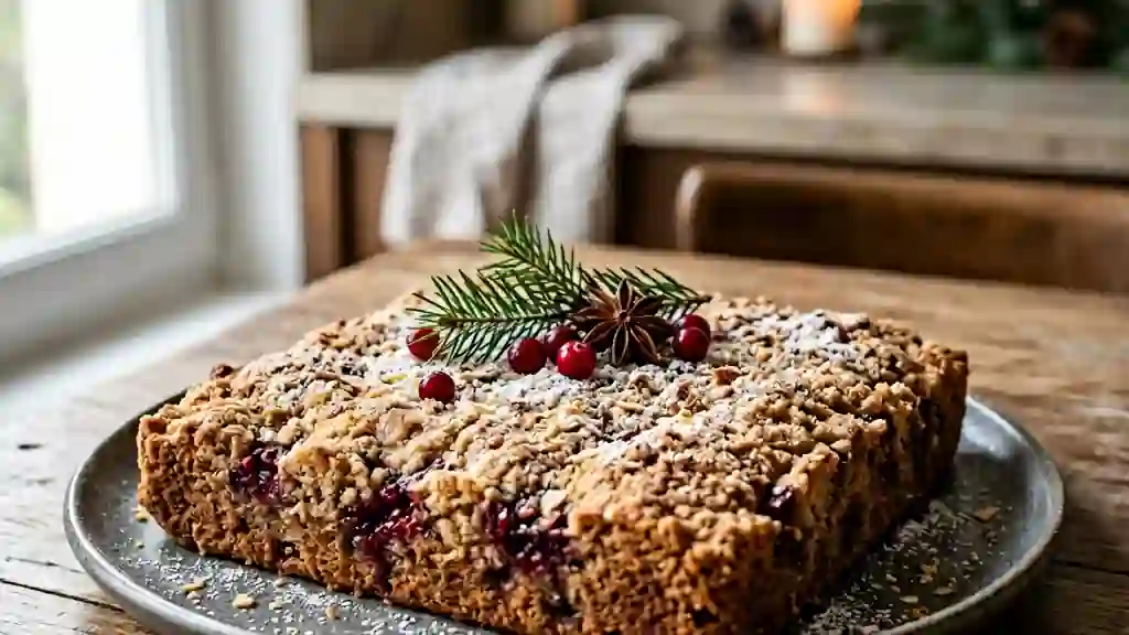 Carrés de Noël Finlandais Cannelle et Airelles - Photo de présentation