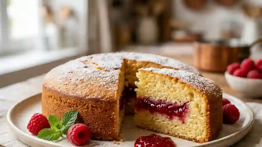Moelleux à la vanille et cœur framboise - Photo de présentation