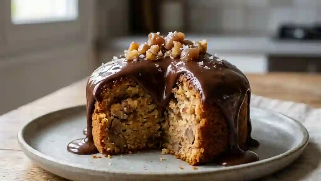 Moelleux aux marrons et nappage chocolat - Photo de présentation