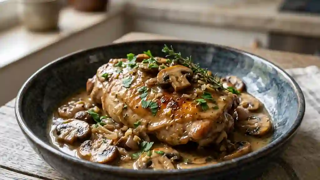 Cuisses de Lapin Fondantes aux Champignons - Photo de présentation