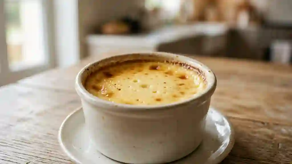 Oeufs au lait fondants à la vanille - Photo de présentation
