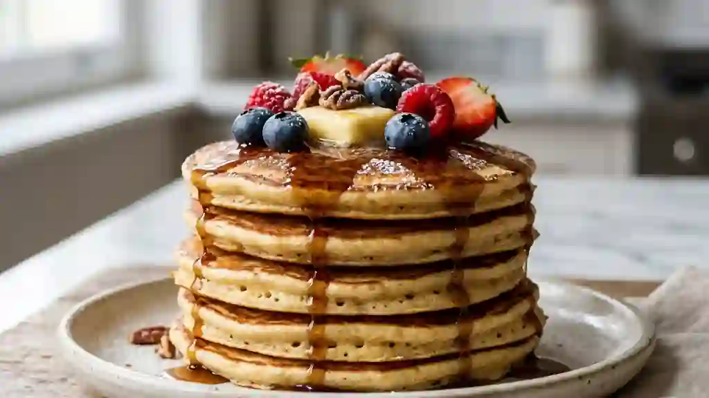 Pancakes écossais épais et moelleux - Photo de présentation