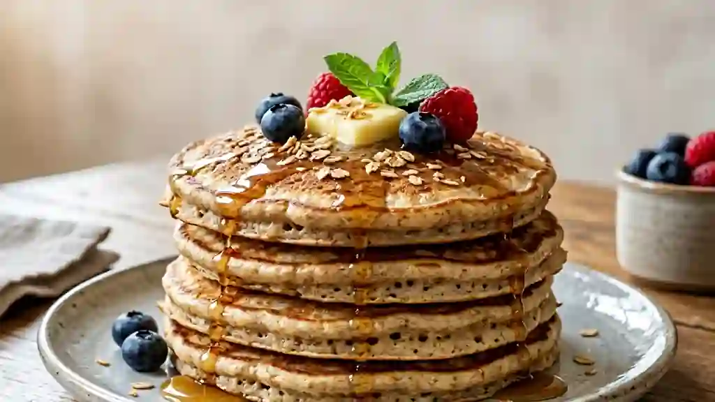 Pancakes aux Germes de Blé Ultra-Moelleux - Photo de présentation