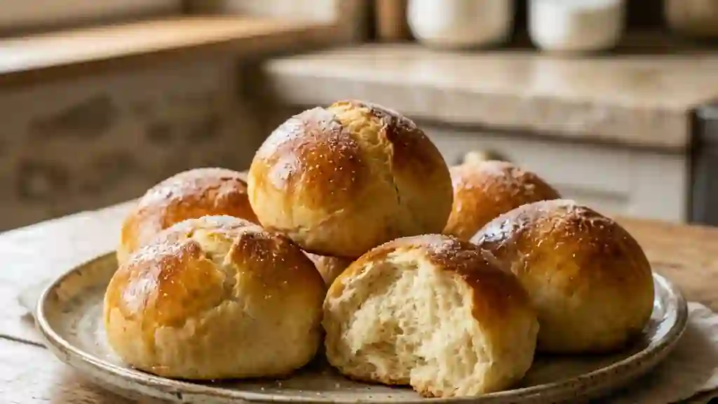 Panecicos dulces moelleux et vanillés - Photo de présentation