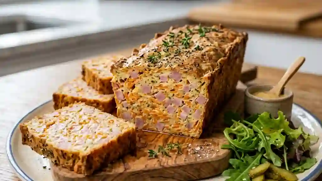 Terrine de jambon moelleuse aux carottes - Photo de présentation