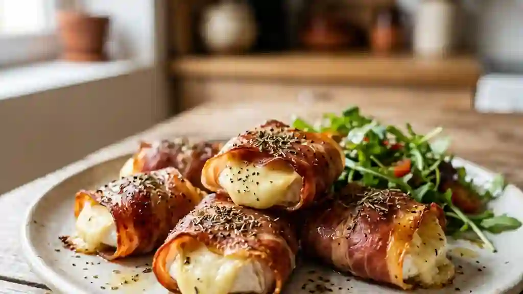 Chèvre rôti au jambon croustillant - Photo de présentation