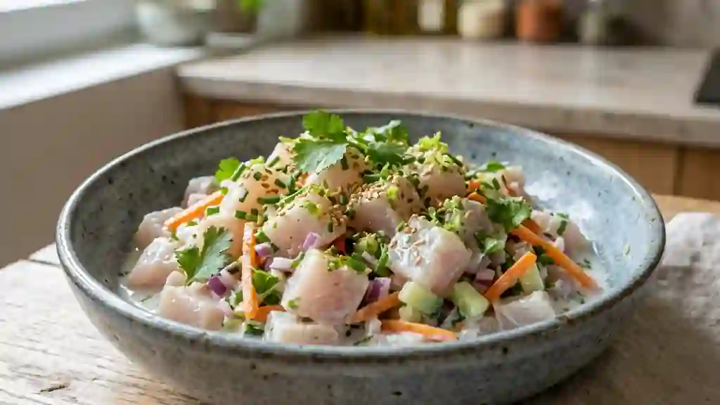 Poisson cru tahitien au lait de coco - Photo de présentation