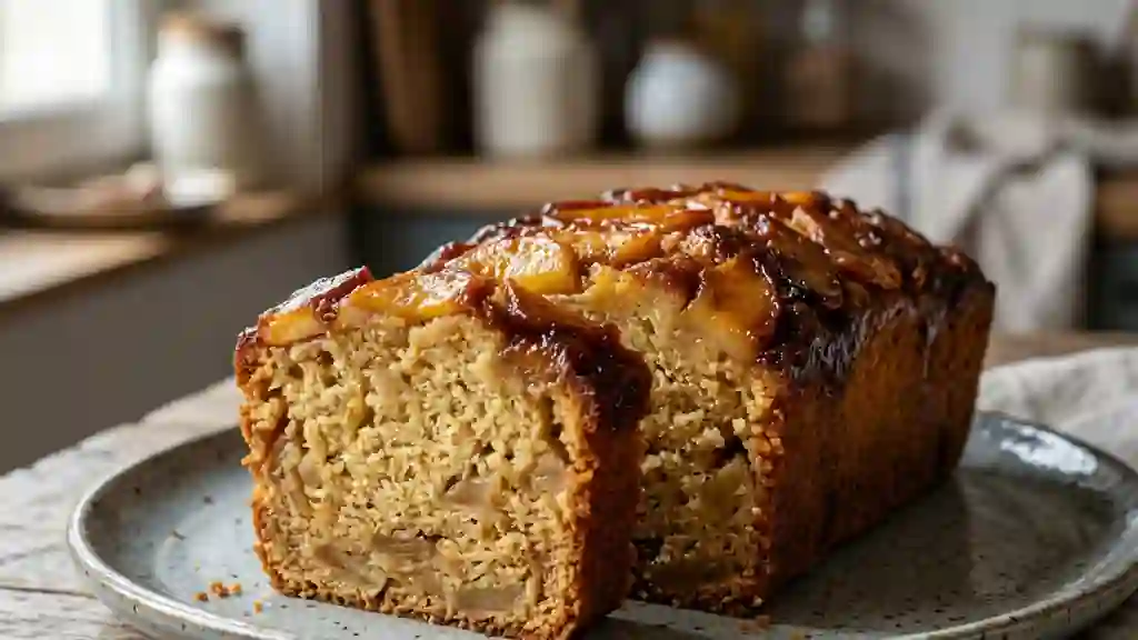 Quatre-quarts moelleux aux pommes caramélisées - Photo de présentation