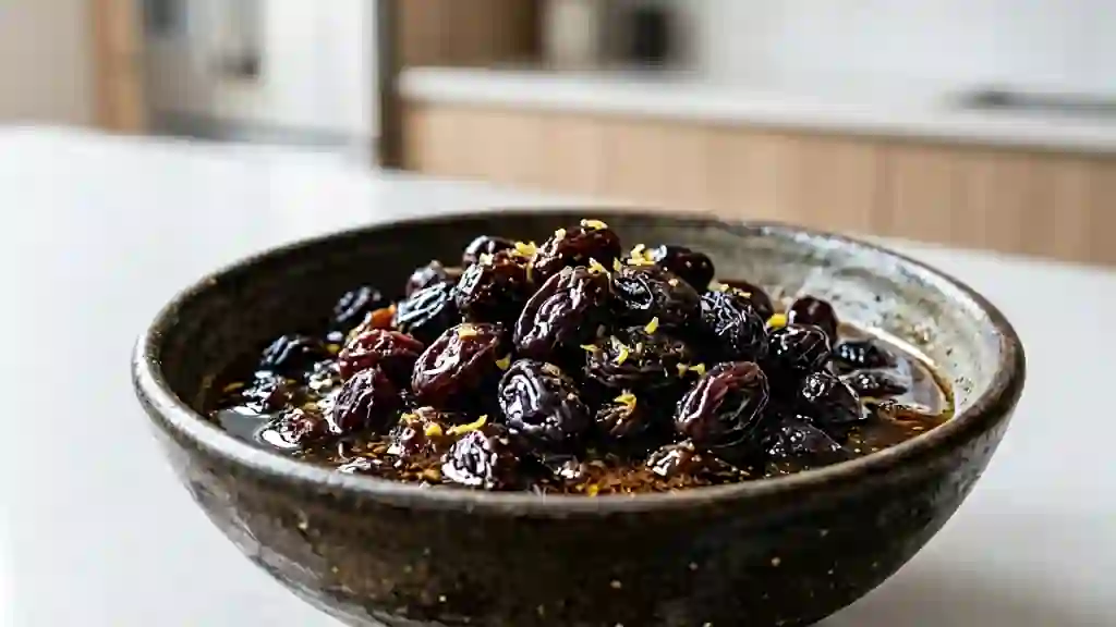 Raisins fondants infusés au rhum ambré - Photo de présentation