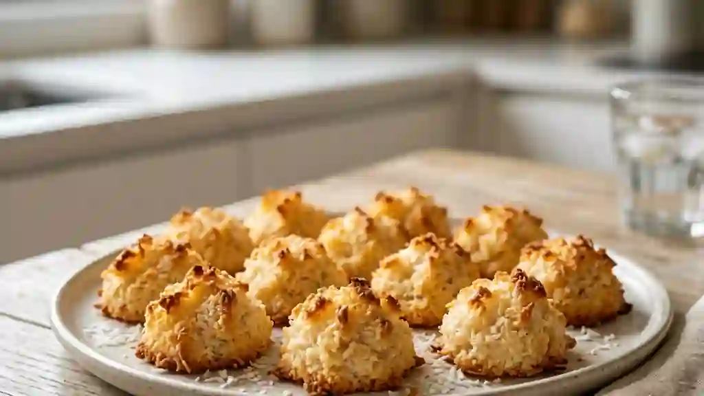 Congolais fondants à la noix de coco - Photo de présentation