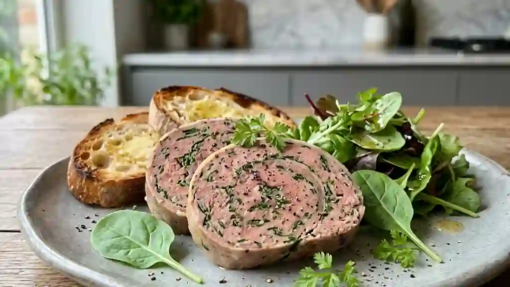 Rouleaux de foies de volaille fondants à l'oseille - Photo de présentation