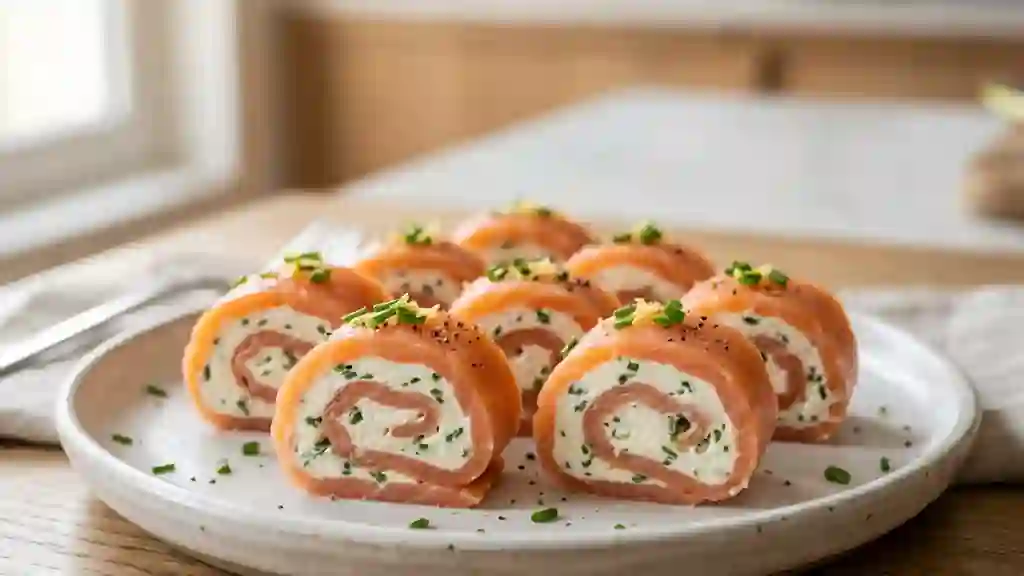 Bouchées de saumon fondantes à la ciboulette - Photo de présentation