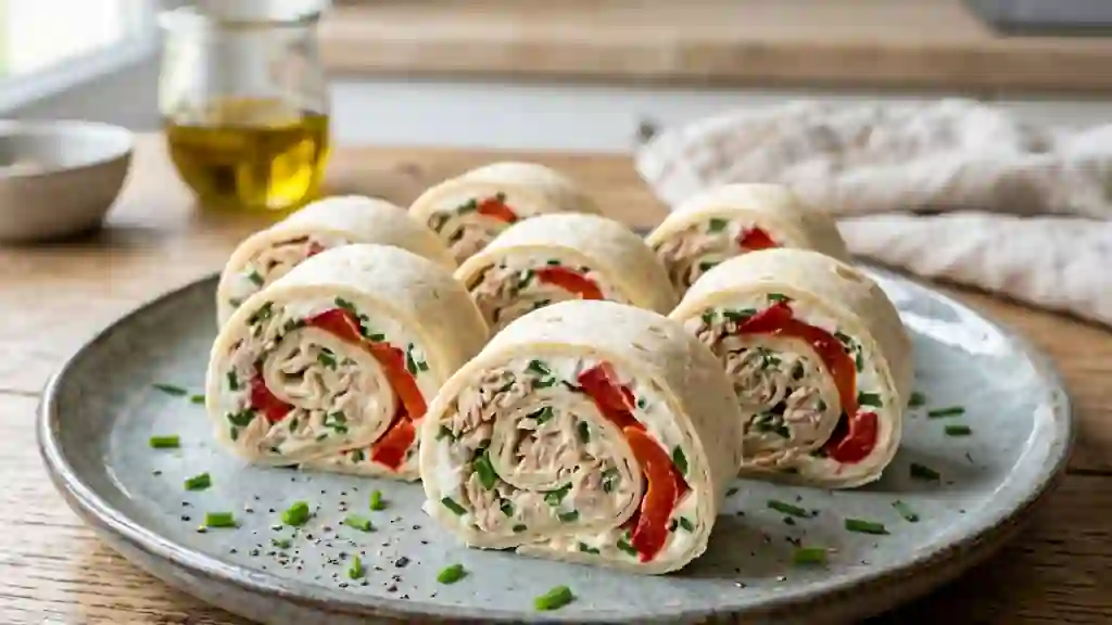 Wraps frais thon et poivrons croquants - Photo de présentation