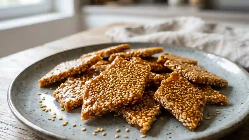 Croustillants de Sésame Caramélisés - Photo de présentation