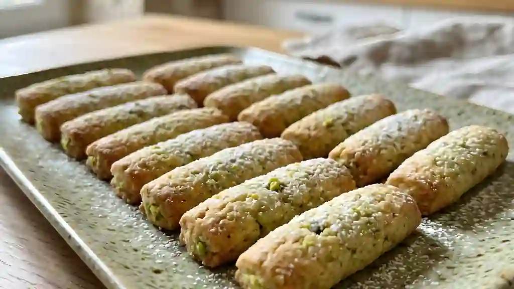 Doigts de fée fondants à la pistache - Photo de présentation