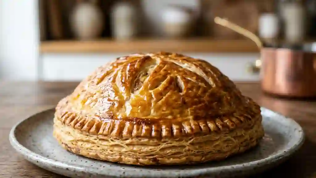 Douillon croustillant pomme et calvados - Photo de présentation