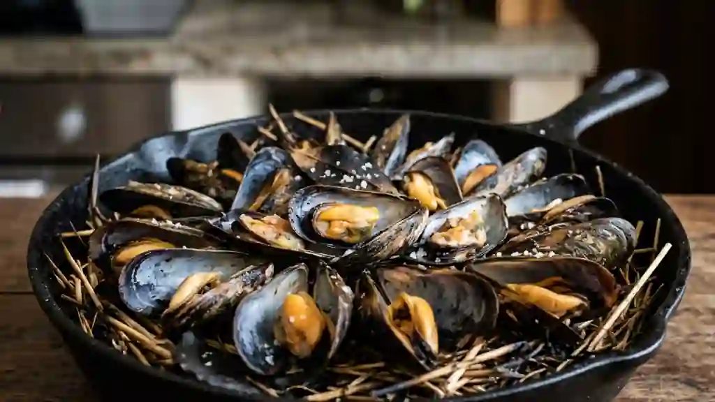 Éclade de moules au laurier : charnues et fumées - Photo de présentation