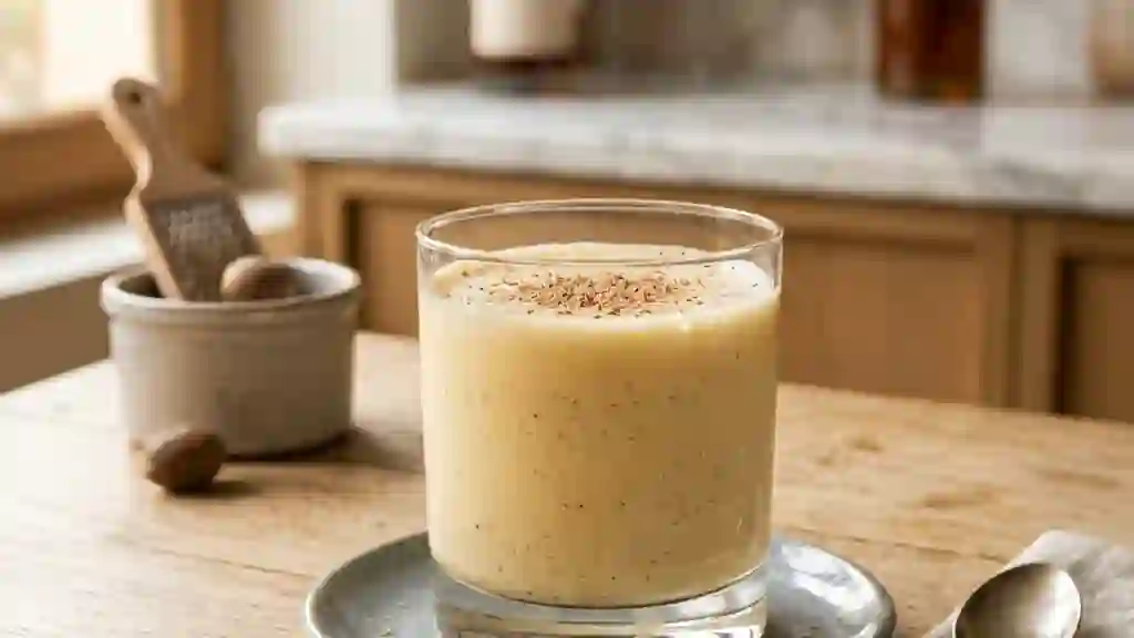 Eggnog Onctueux à la Muscade et Rhum - Photo de présentation