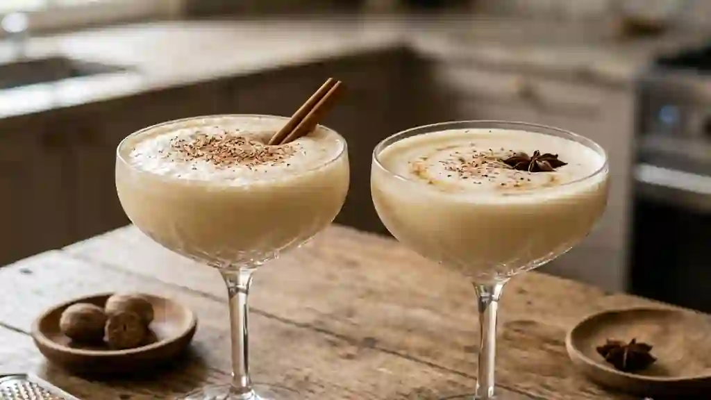 Eggnog crémeux à la muscade - Photo de présentation