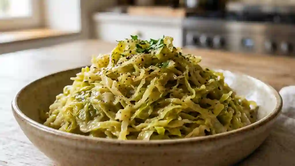 Embeurrée de chou vert fondante - Photo de présentation