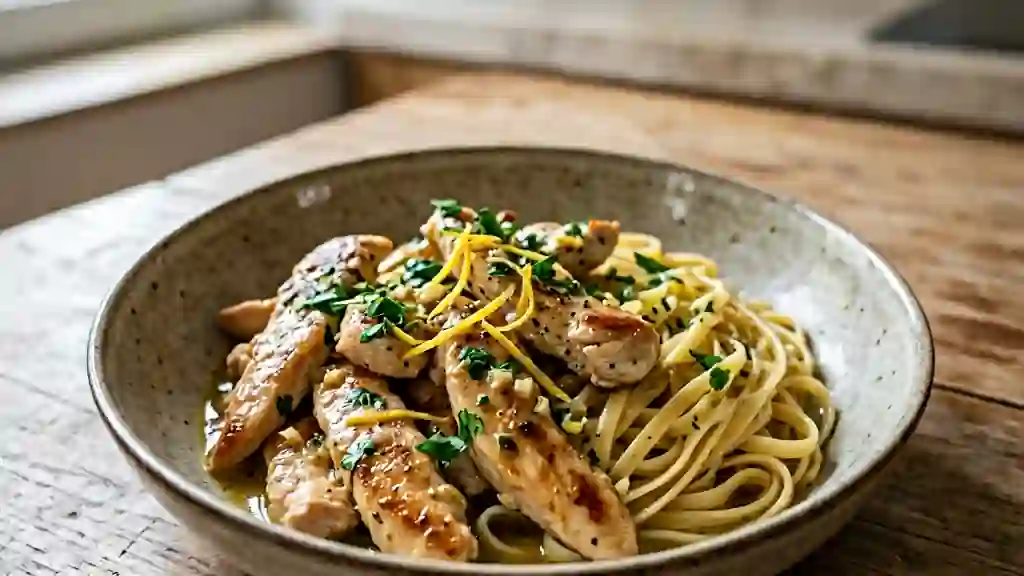 Poulet au citron fondant et acidulé - Photo de présentation