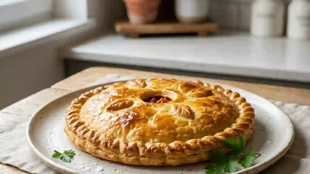 Empanada gallega : thon fondant et poivrons - Photo de présentation